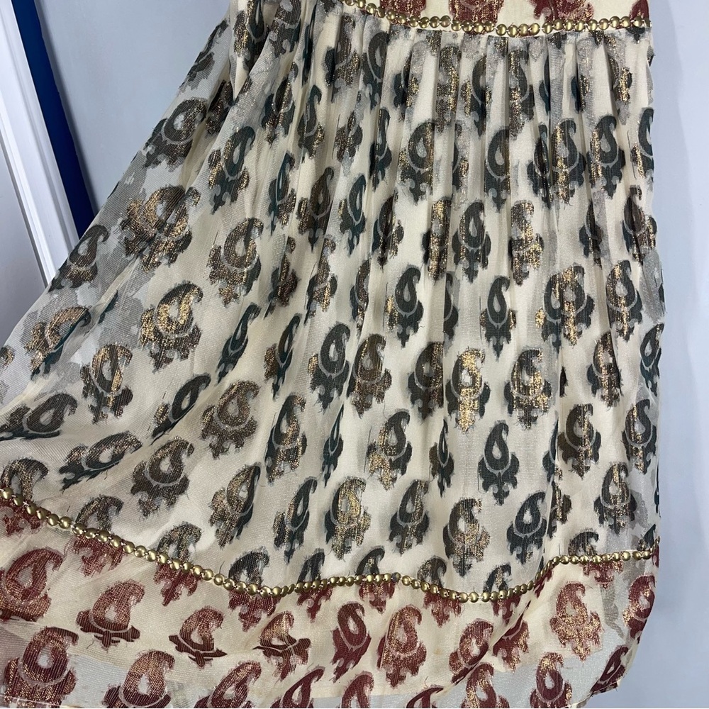 Free People Party Champagne Combo Mini Dress Size 6 - Picture 6 of 12